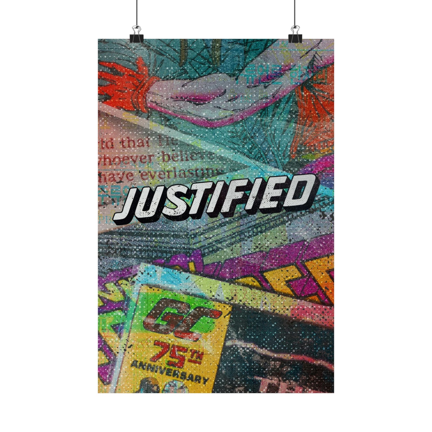 Poster | V7 | Justified Series Graphic | Vertical