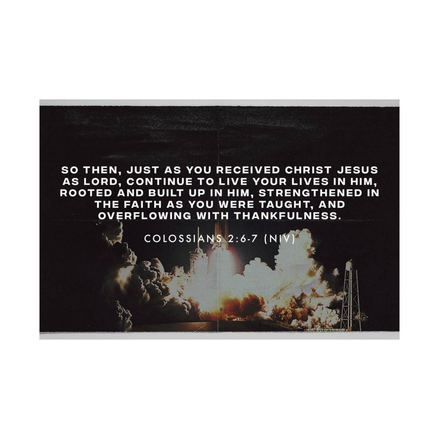 Poster I Lift Off Memory Verse Graphic I Horizontal