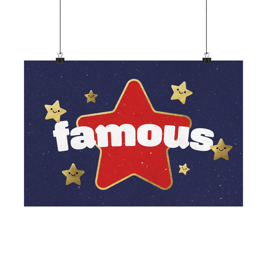 Poster I V5 I Famous Preschool Series Graphic I Horizontal
