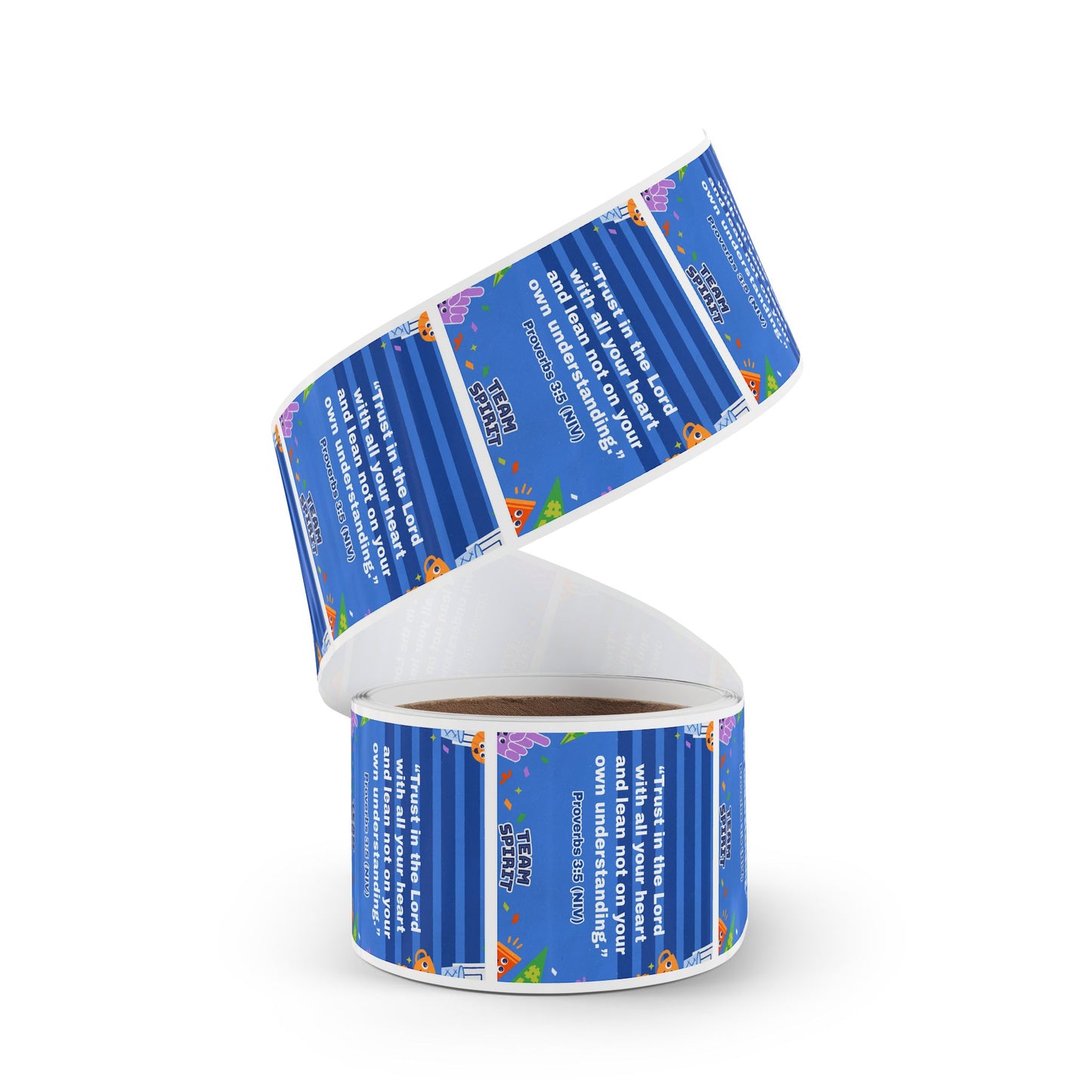 Memory Verse Sticker Roll | Team Spirit Preschool