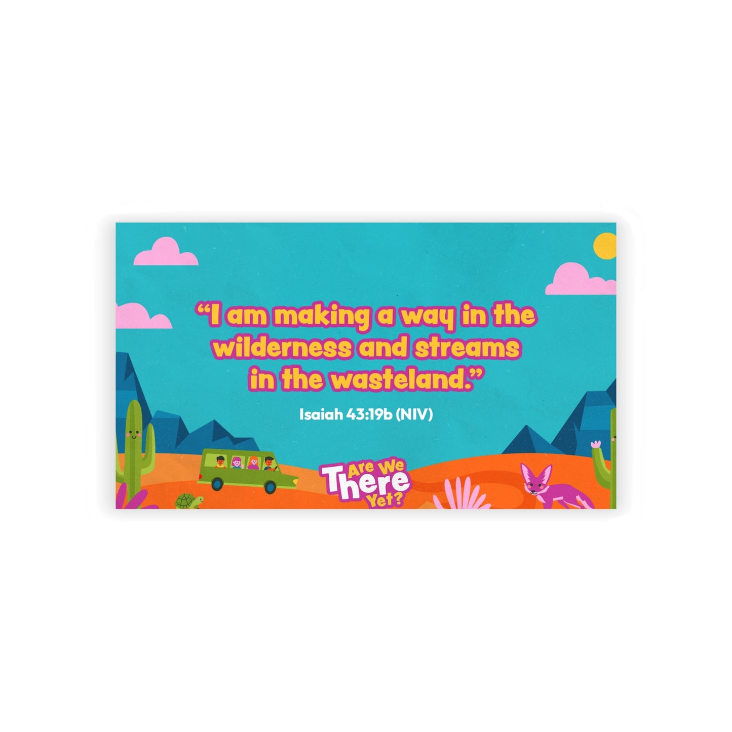 Memory Verse Cards | V7 | Are We There Yet Preschool