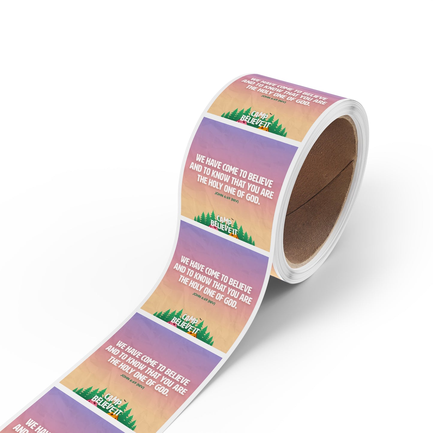 Memory Verse Sticker Roll | V8 | Camp Believe It