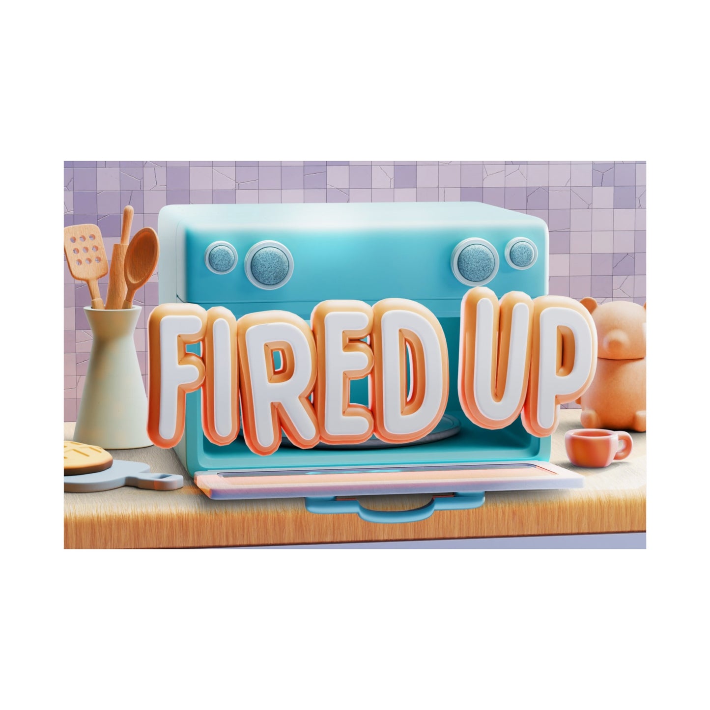 Poster | V8 | Fired Up Series Graphic | Horizontal