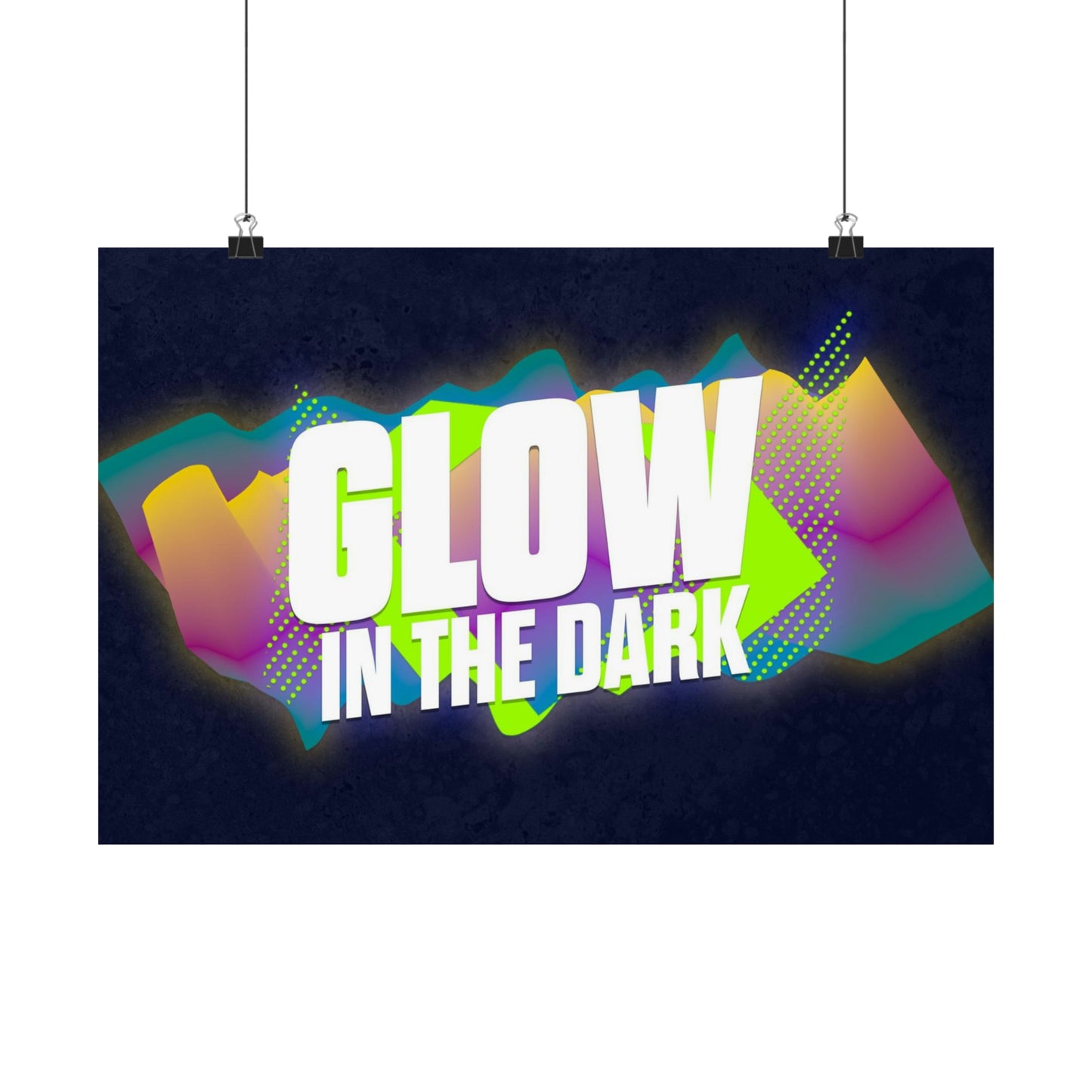 Poster | V7 | Glow In The Dark Series Graphic | Horizontal