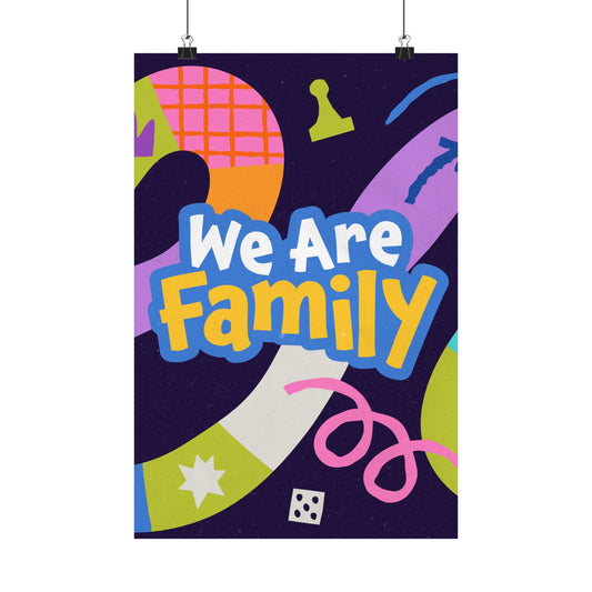 Poster | V9 | We Are Family Elementary Series Graphic | Vertical
