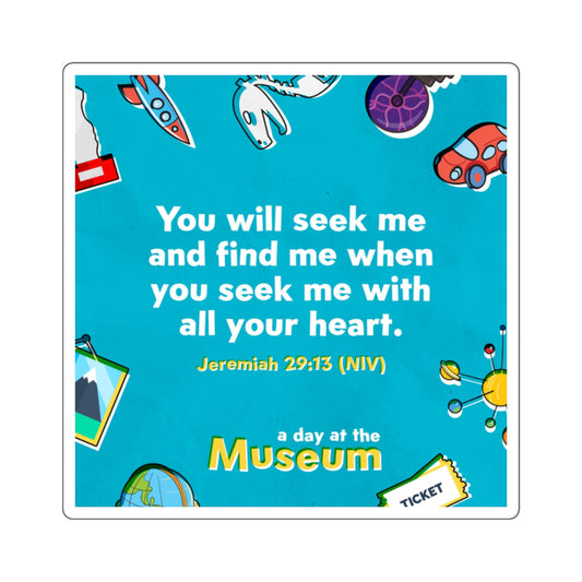 Memory Verse Sticker | V5 | A Day At The Museum Preschool