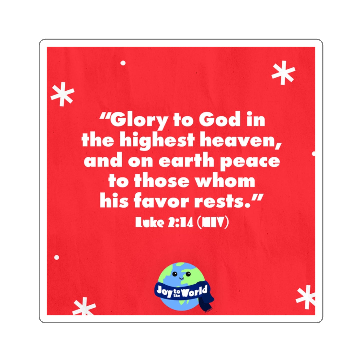 Memory Verse Sticker | V5 | Joy To The World Preschool