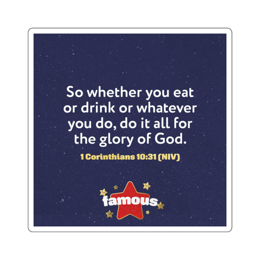 Memory Verse Sticker | V5 | Famous Preschool