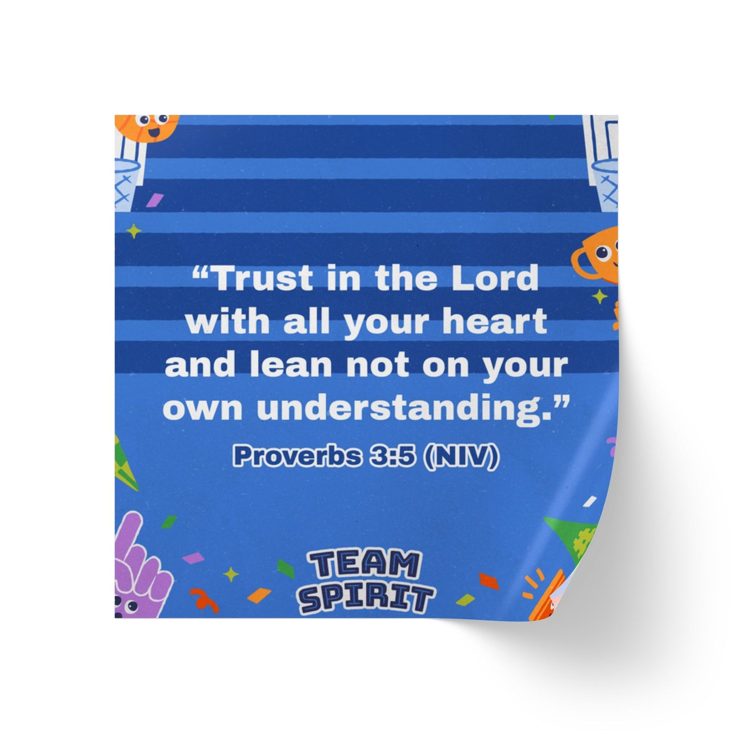 Memory Verse Sticker Roll | Team Spirit Preschool