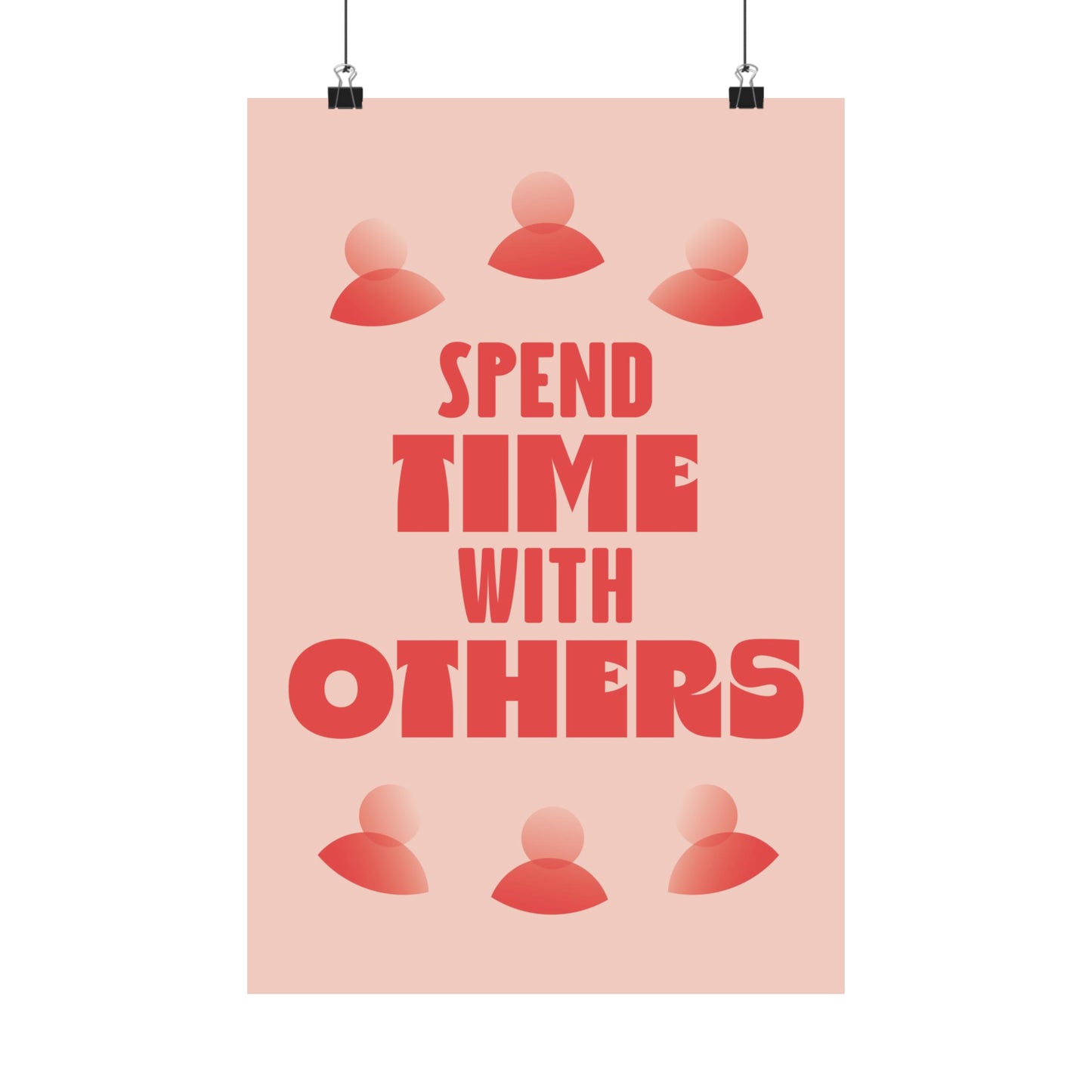 Poster I V7 I Spend Time With Others Students Discipleship Graphic I Vertical