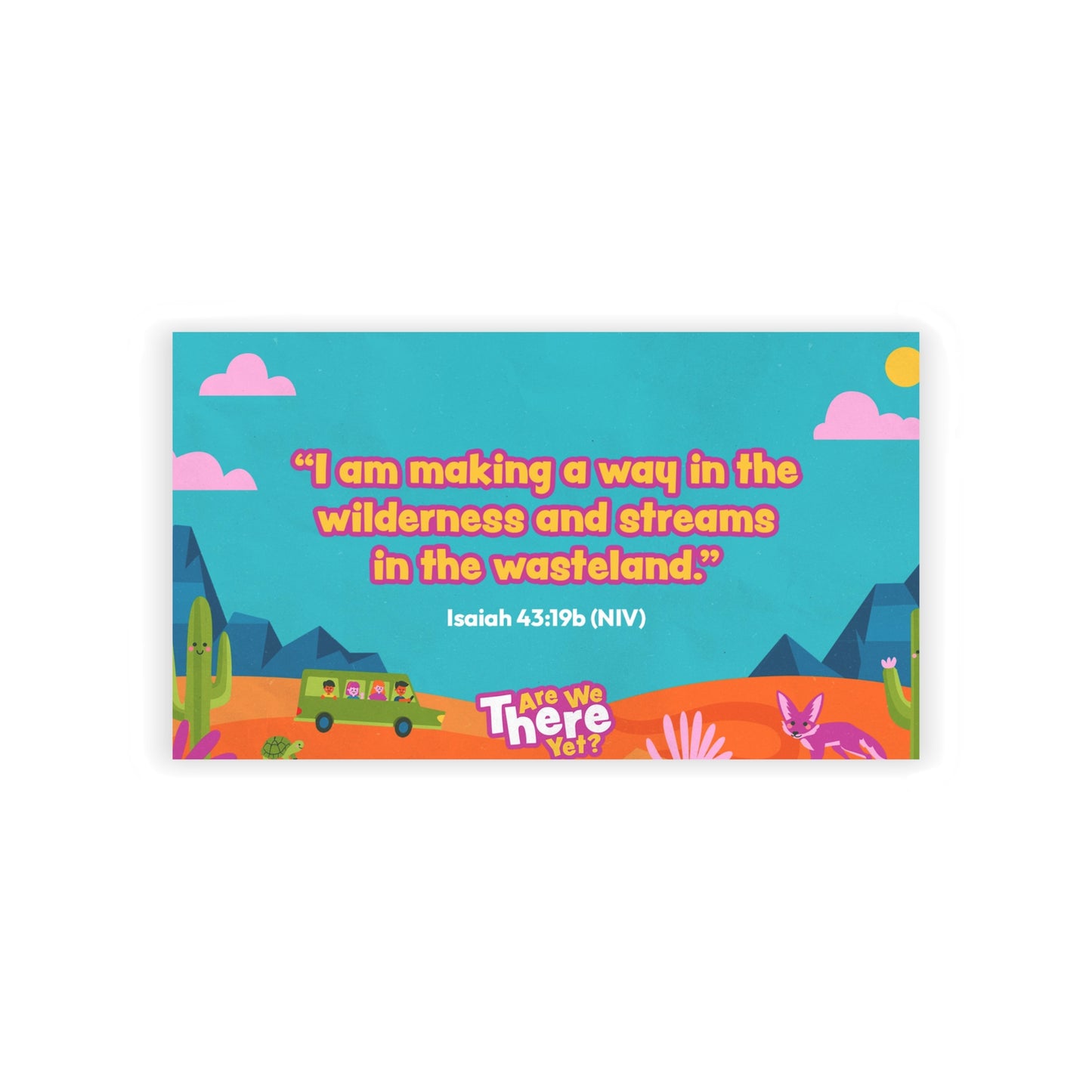 Memory Verse Cards | V7 | Are We There Yet Preschool