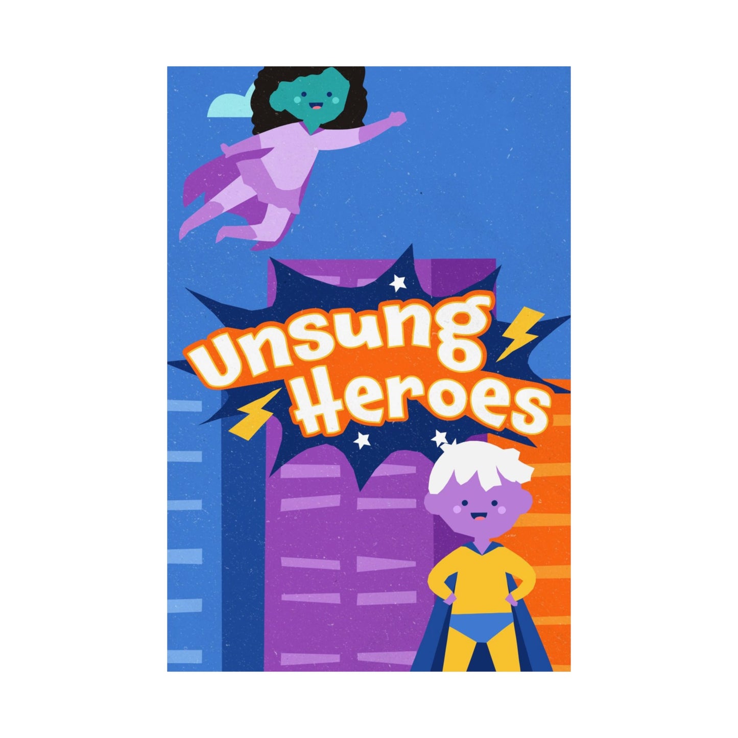 Poster | V8 | Unsung Heroes Preschool Series Graphic | Vertical