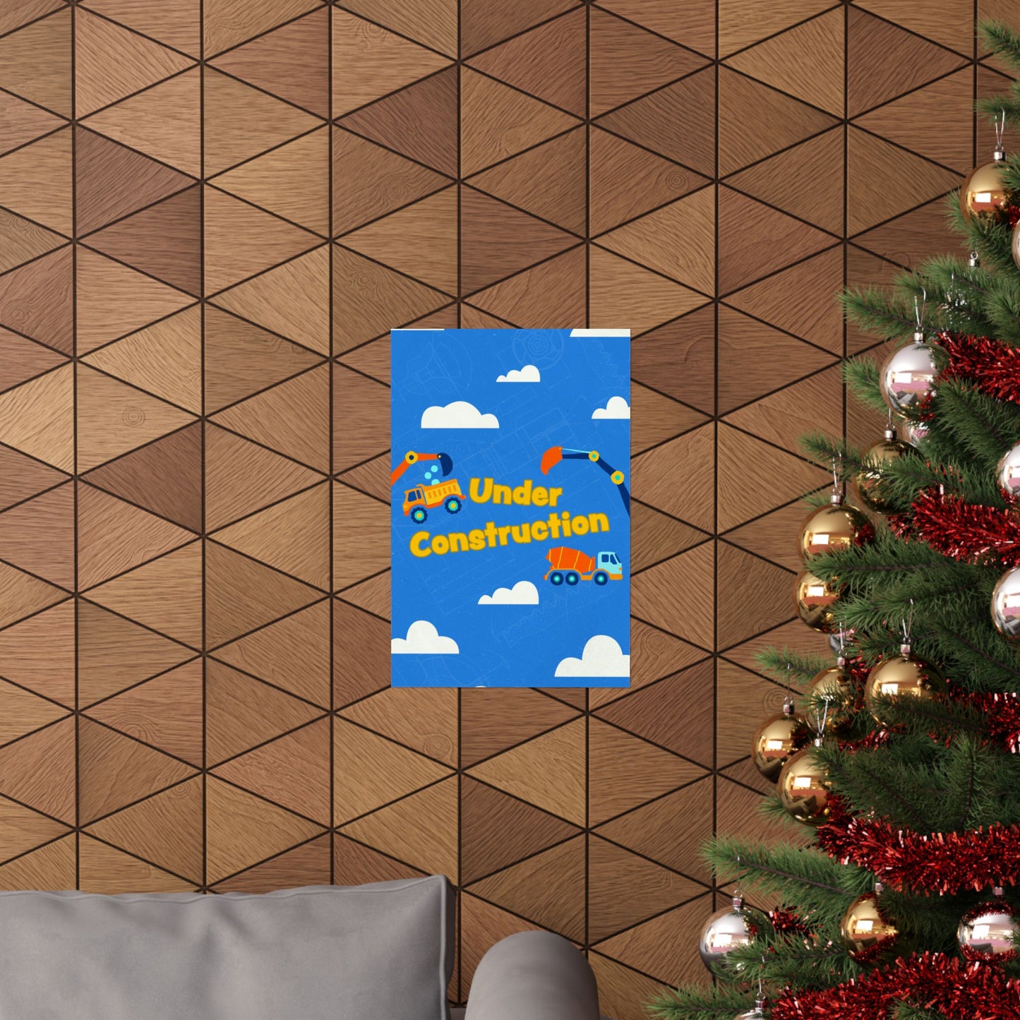 Poster | V8 | Under Construction Preschool Series Graphic | Vertical