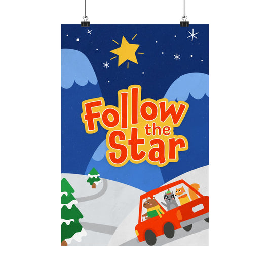 Poster | V9 | Follow The Star Preschool Series Graphic | Vertical