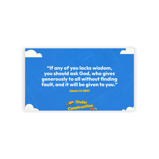 Memory Verse Cards | V8 | Under Construction Preschool