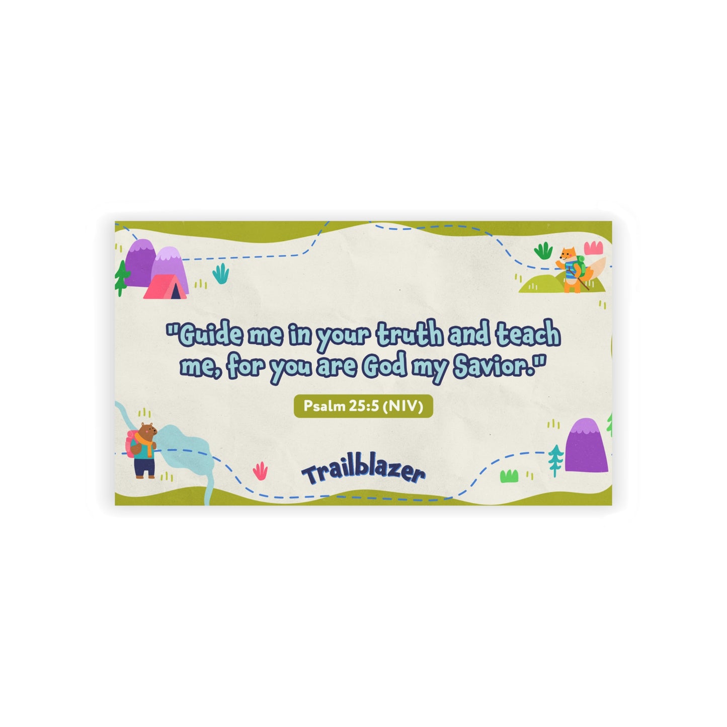 Memory Verse Cards | V9 | Trailblazer Preschool