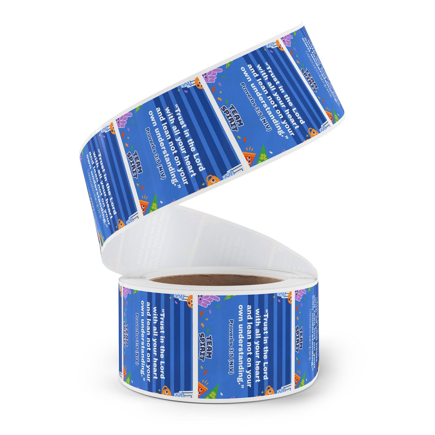 Memory Verse Sticker Roll | Team Spirit Preschool