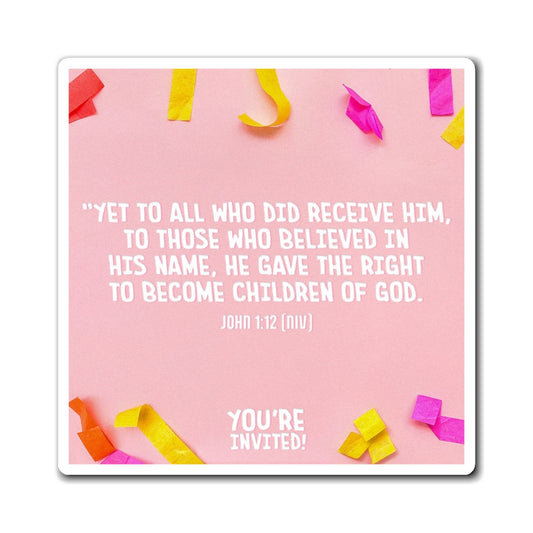 Memory Verse Magnet | V9 | You're Invited! Elementary