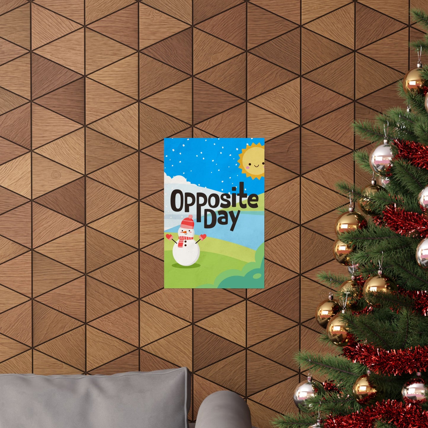 Poster I V5 I Opposite Day Preschool Series Graphic I Vertical