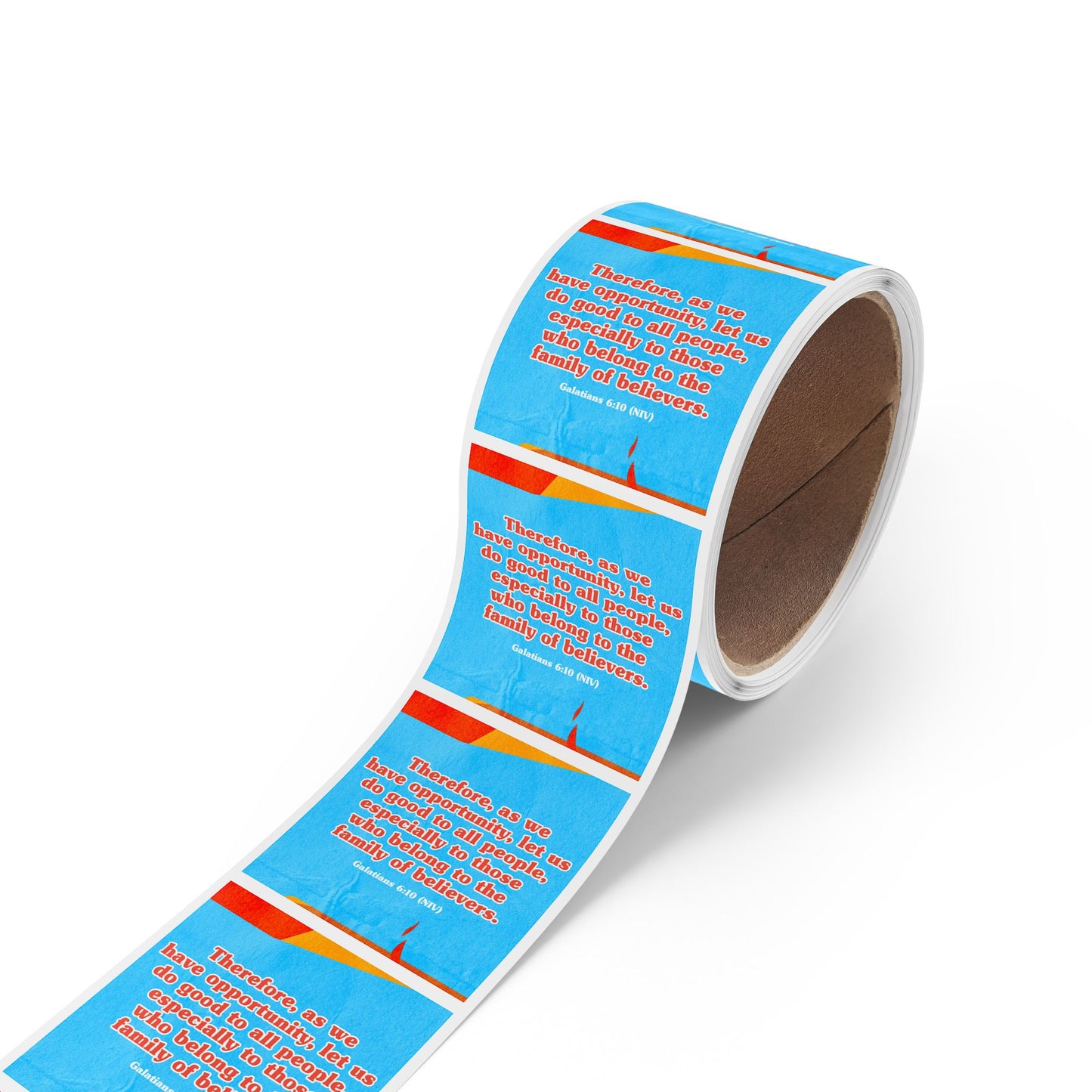 Memory Verse Sticker Roll | V6 | Staycation! Preschool