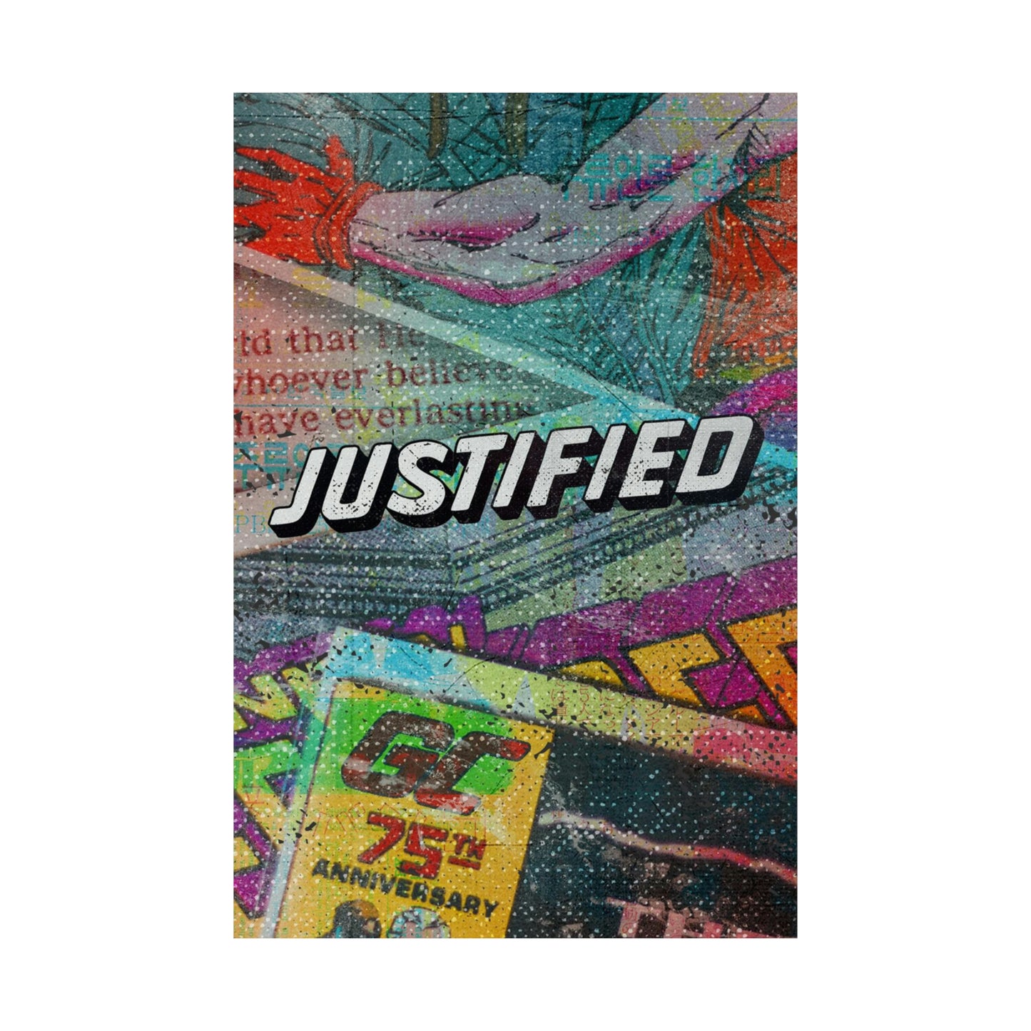 Poster | V7 | Justified Series Graphic | Vertical