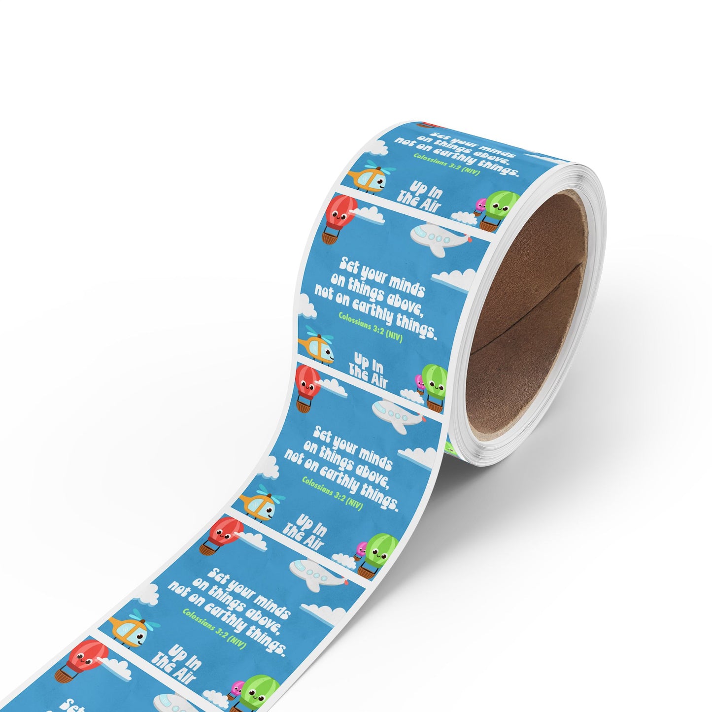 Memory Verse Sticker Roll | V5 | Up in The Air Preschool