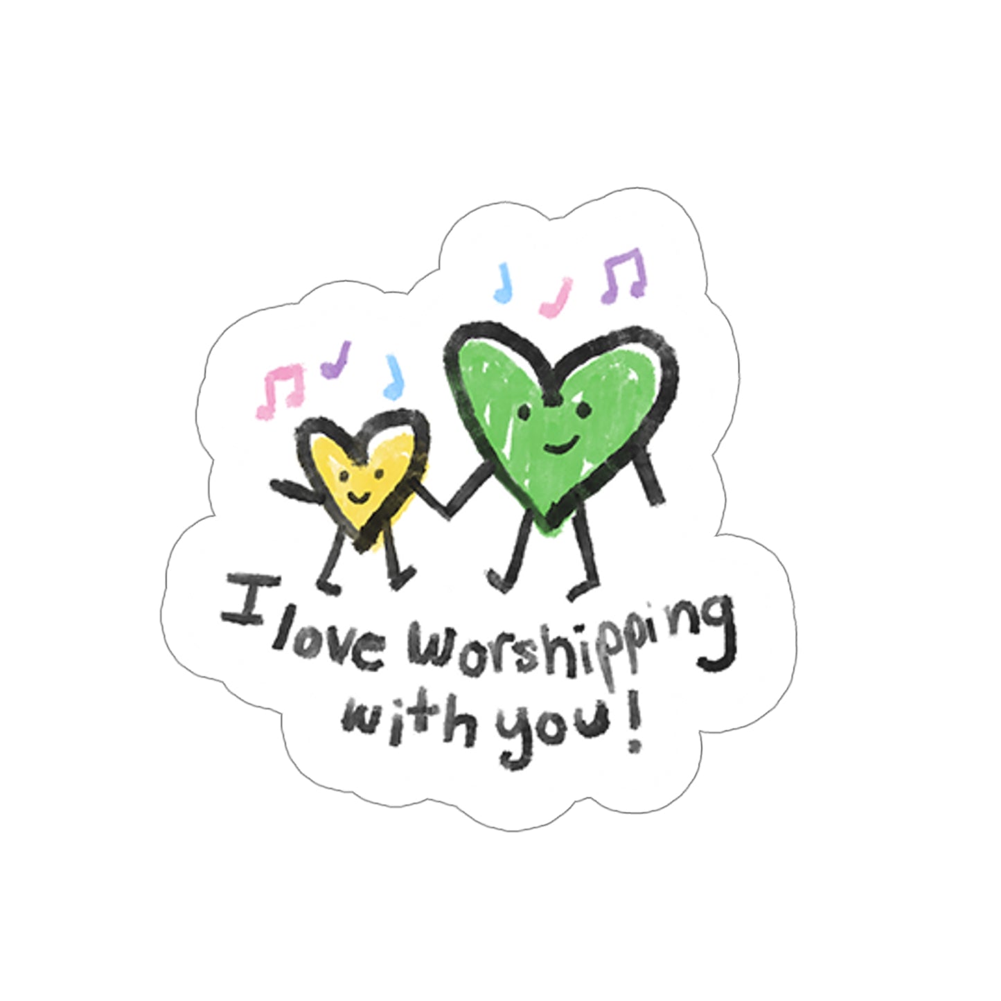 Worship Sticker