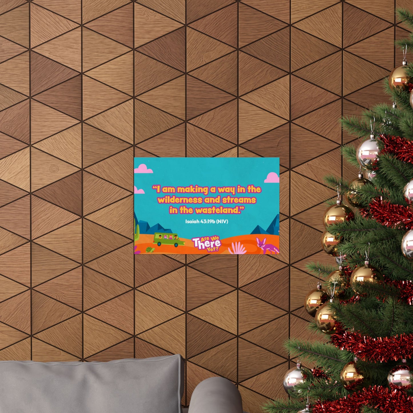 Poster | V7 | Are We There Yet Preschool Memory Verse Graphic | Horizontal