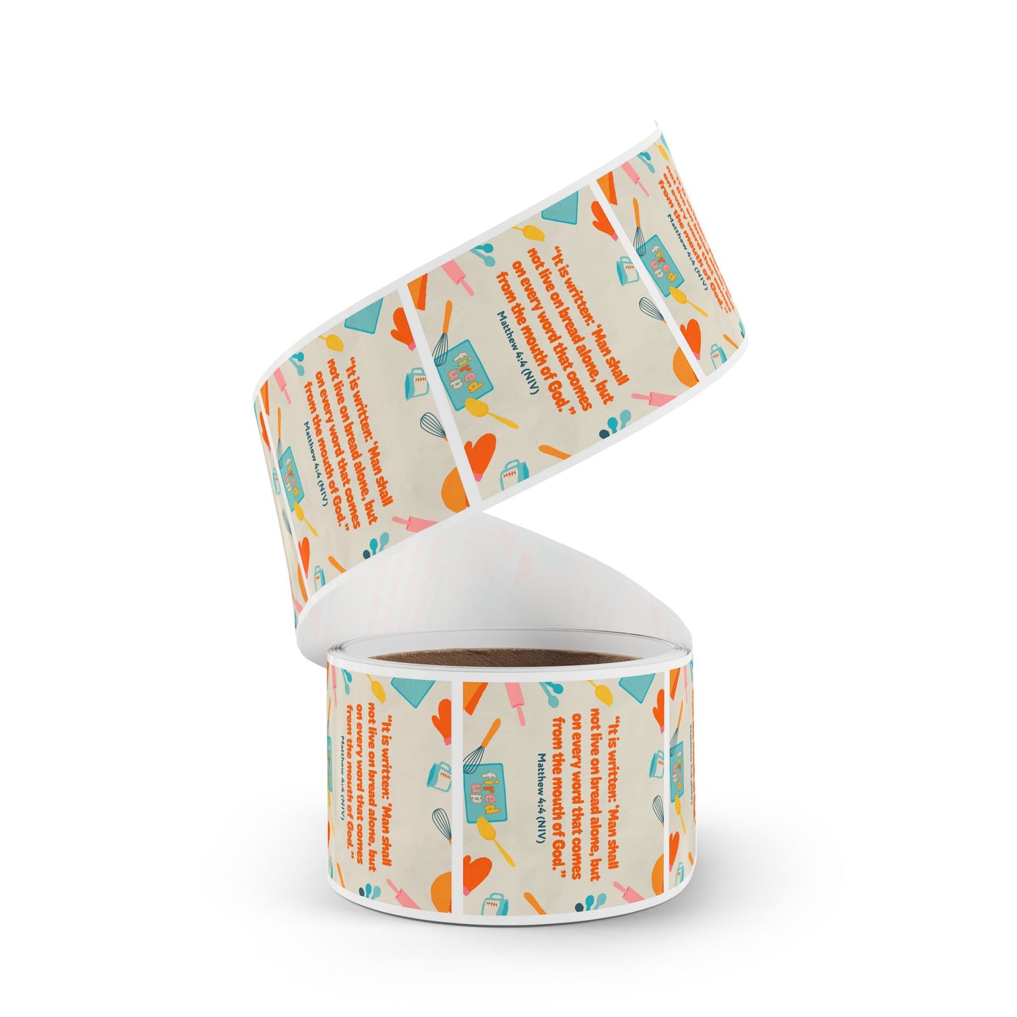 Memory Verse Sticker Roll | V8 | Fired Up Preschool