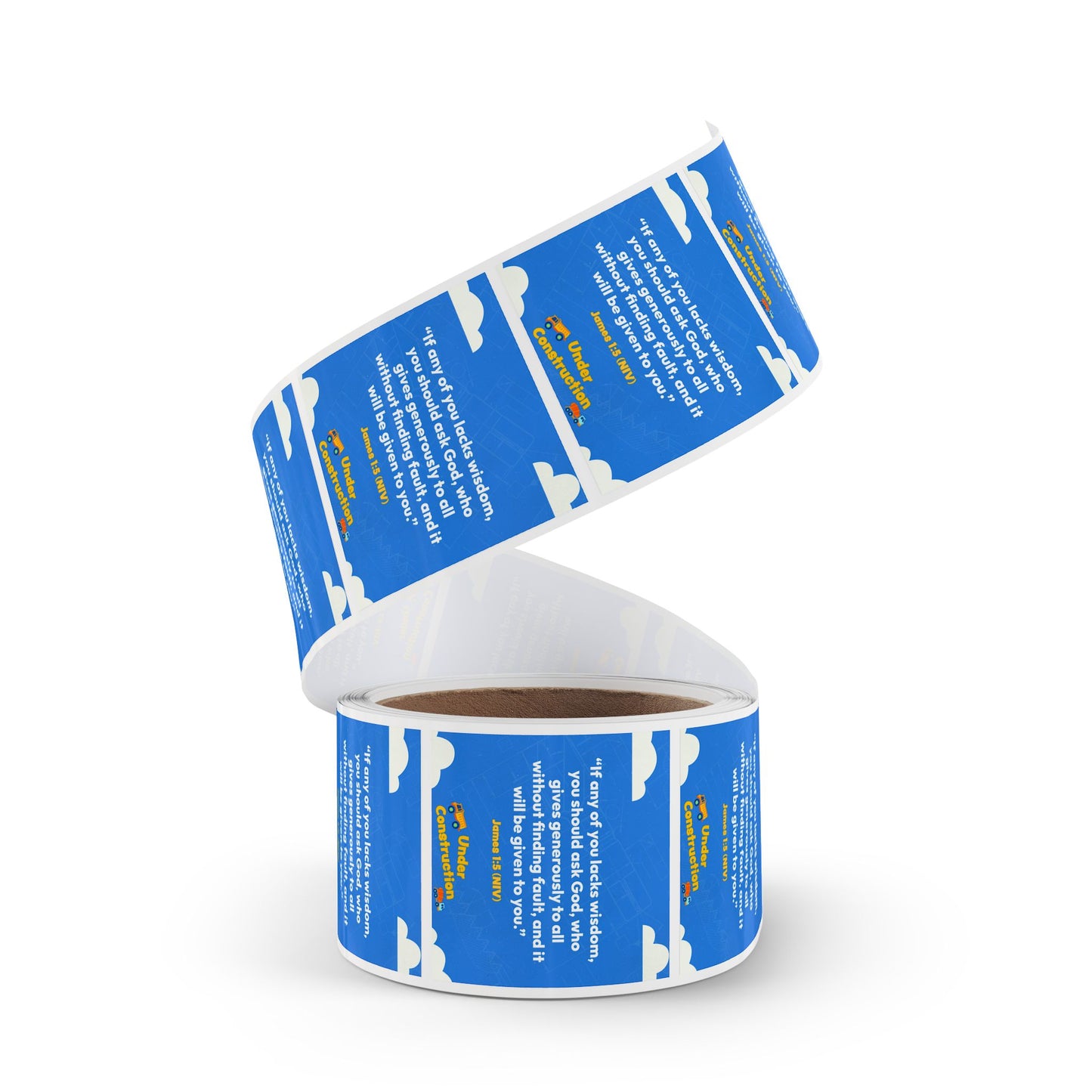 Memory Verse Sticker Roll | V8 | Under Construction Preschool