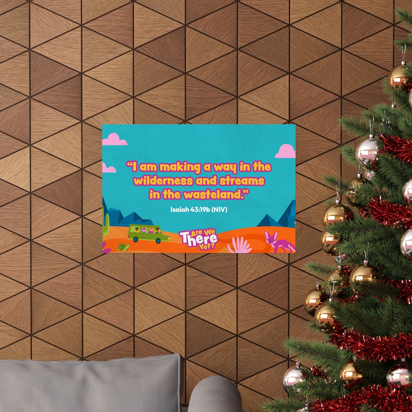 Poster | V7 | Are We There Yet Preschool Memory Verse Graphic | Horizontal