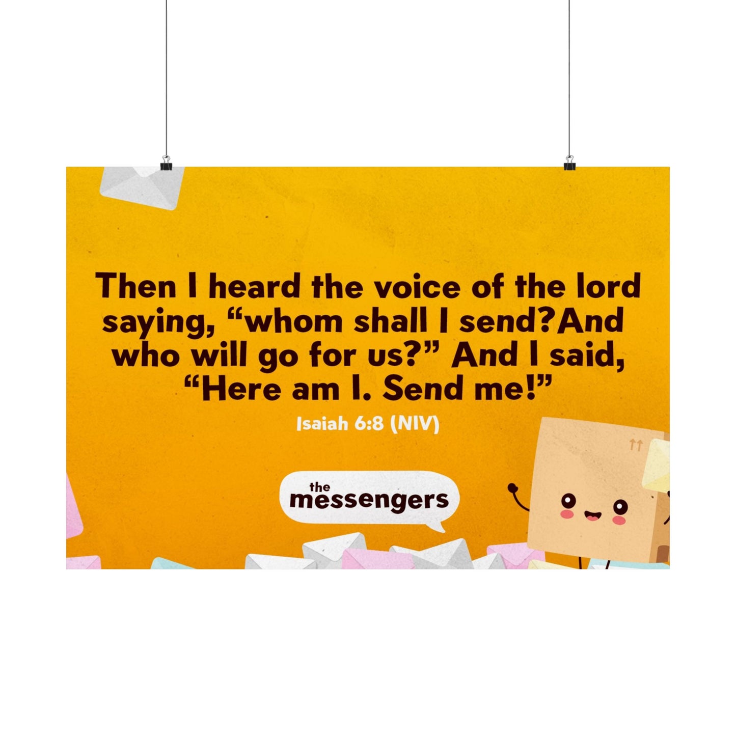Poster | V5 | The Messengers Preschool Memory Verse Graphic | Horizontal