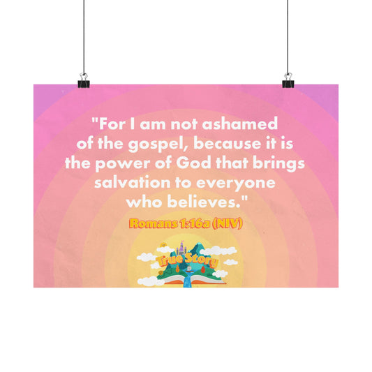 Poster | V9 | True Story Preschool Memory Verse Graphic | Horizontal