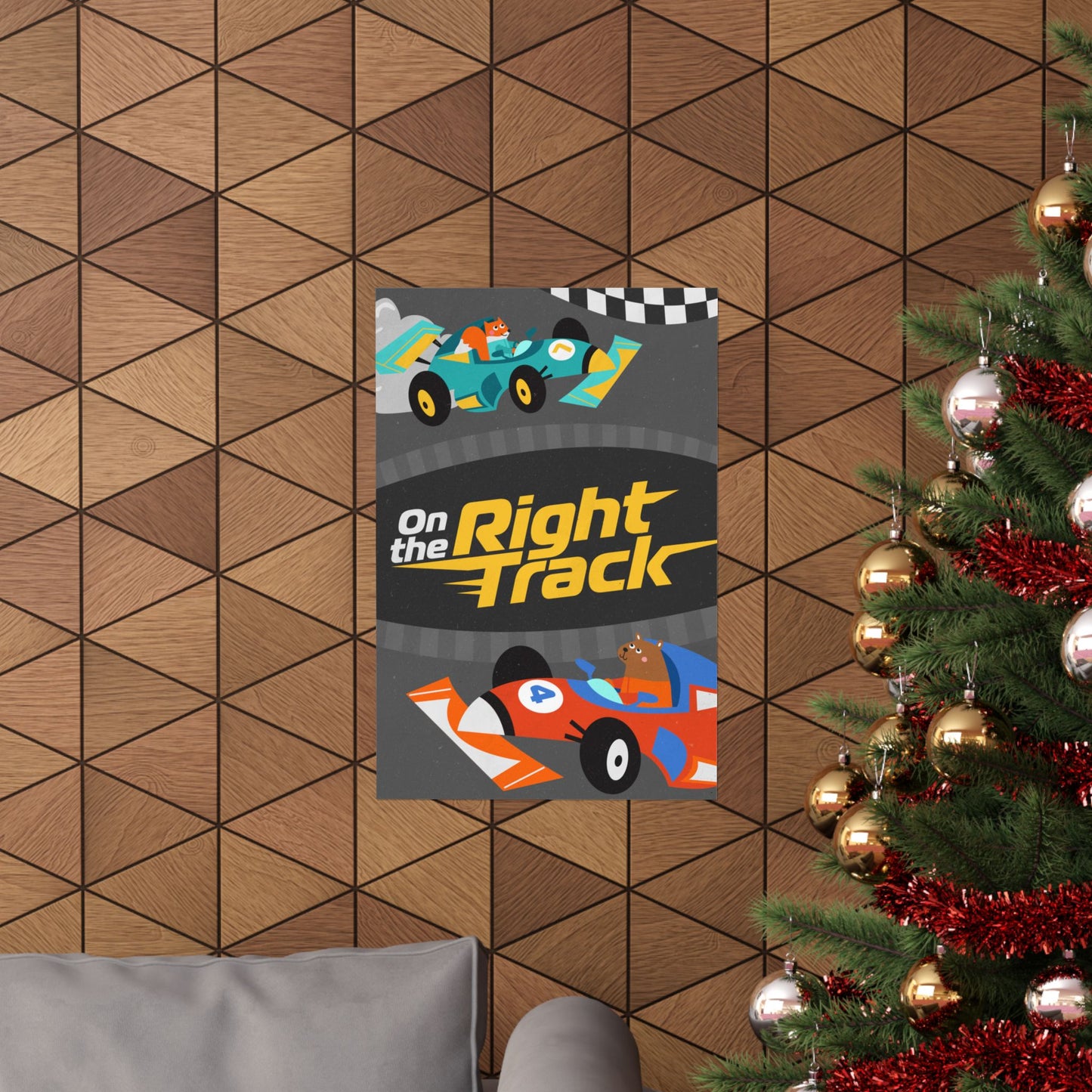 Poster | V7 | On the Right Track Preschool Series Graphic | Vertical
