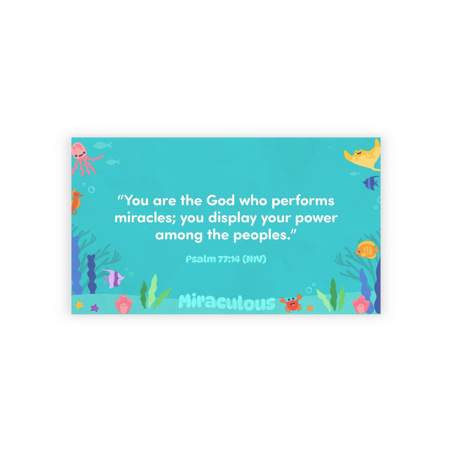 Memory Verse Cards | V8 | Miraculous Preschool