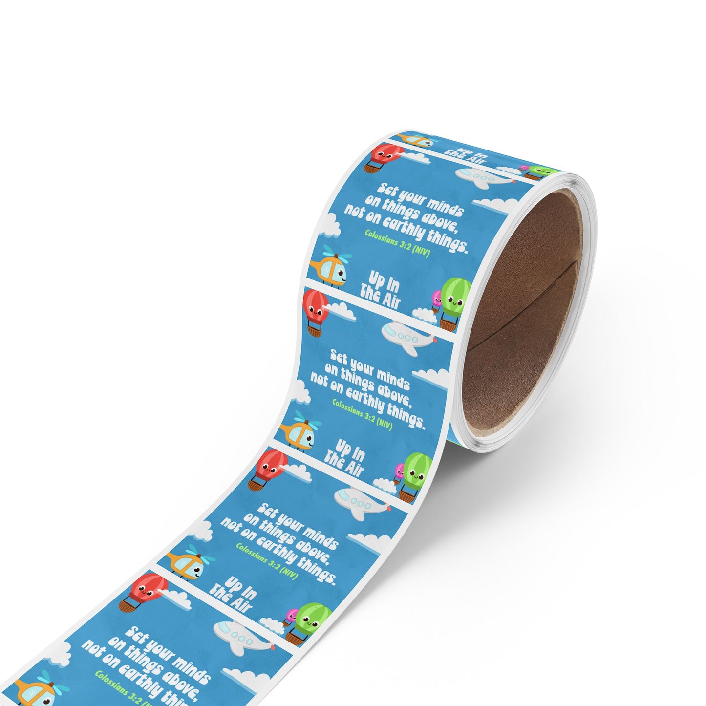 Memory Verse Sticker Roll | V5 | Up in The Air Preschool