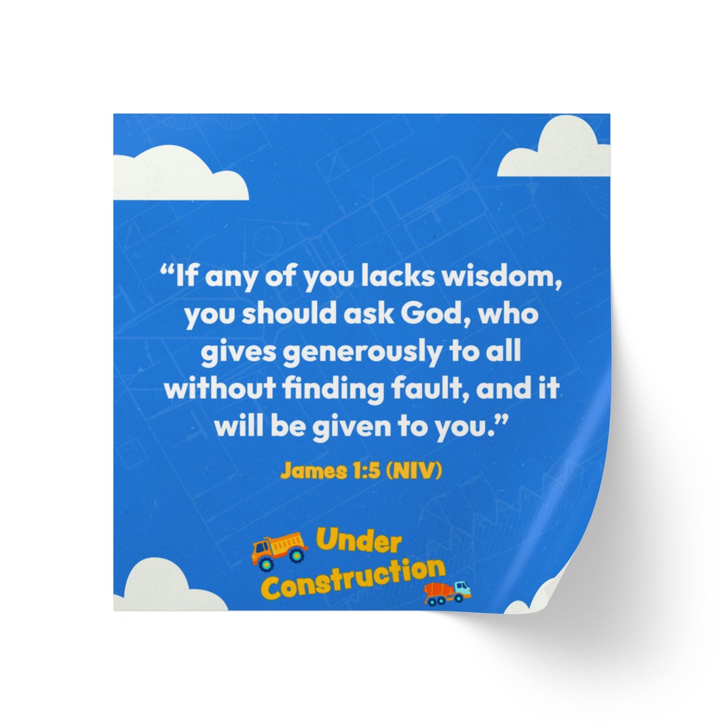 Memory Verse Sticker Roll | V8 | Under Construction Preschool