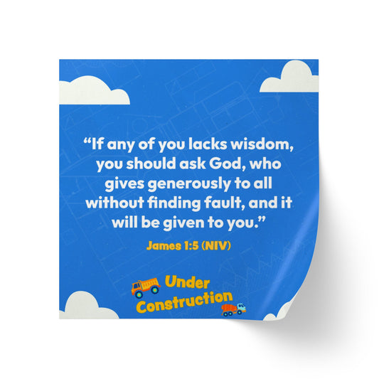 Memory Verse Sticker Roll | V8 | Under Construction Preschool