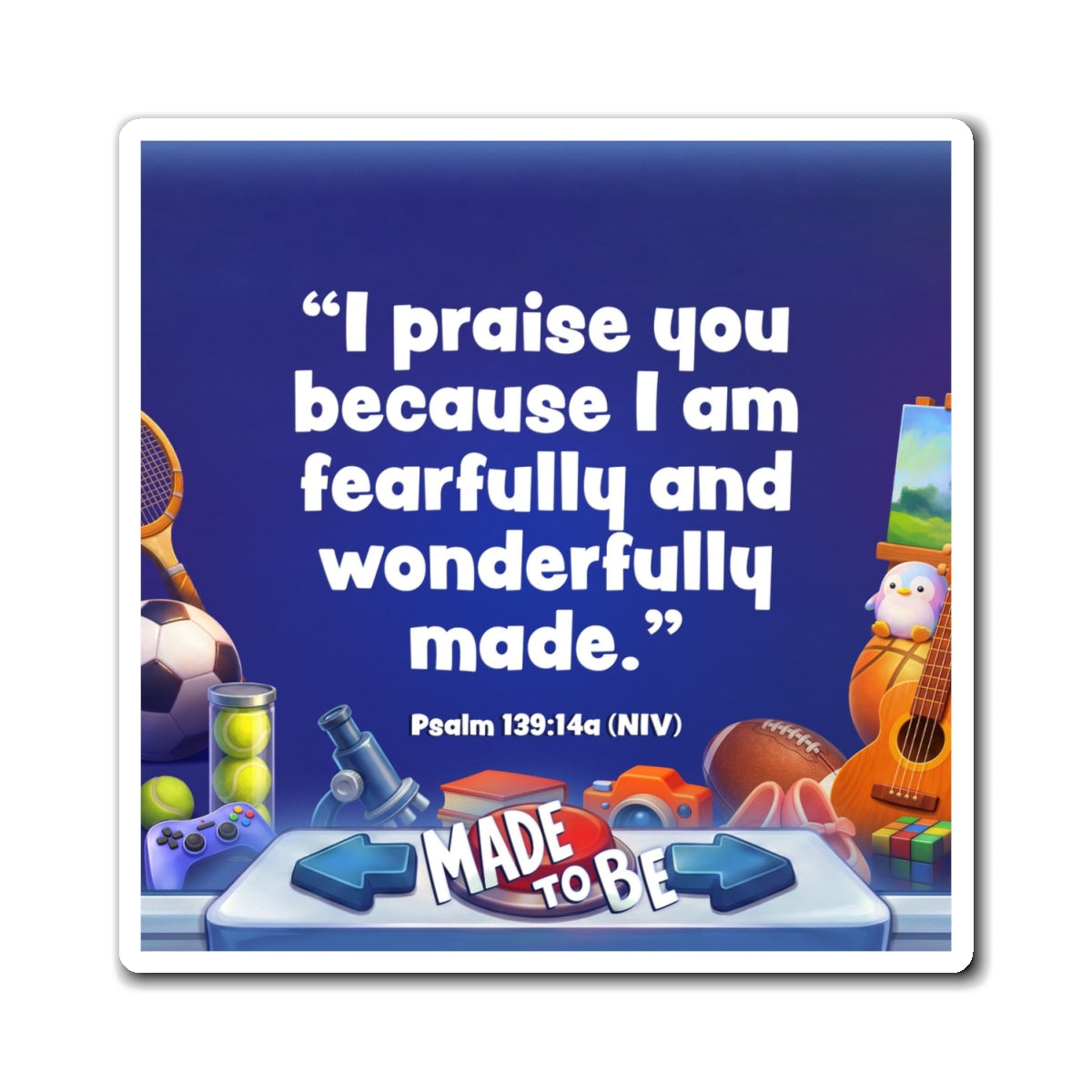 Memory Verse Magnet | Made to Be Elementary