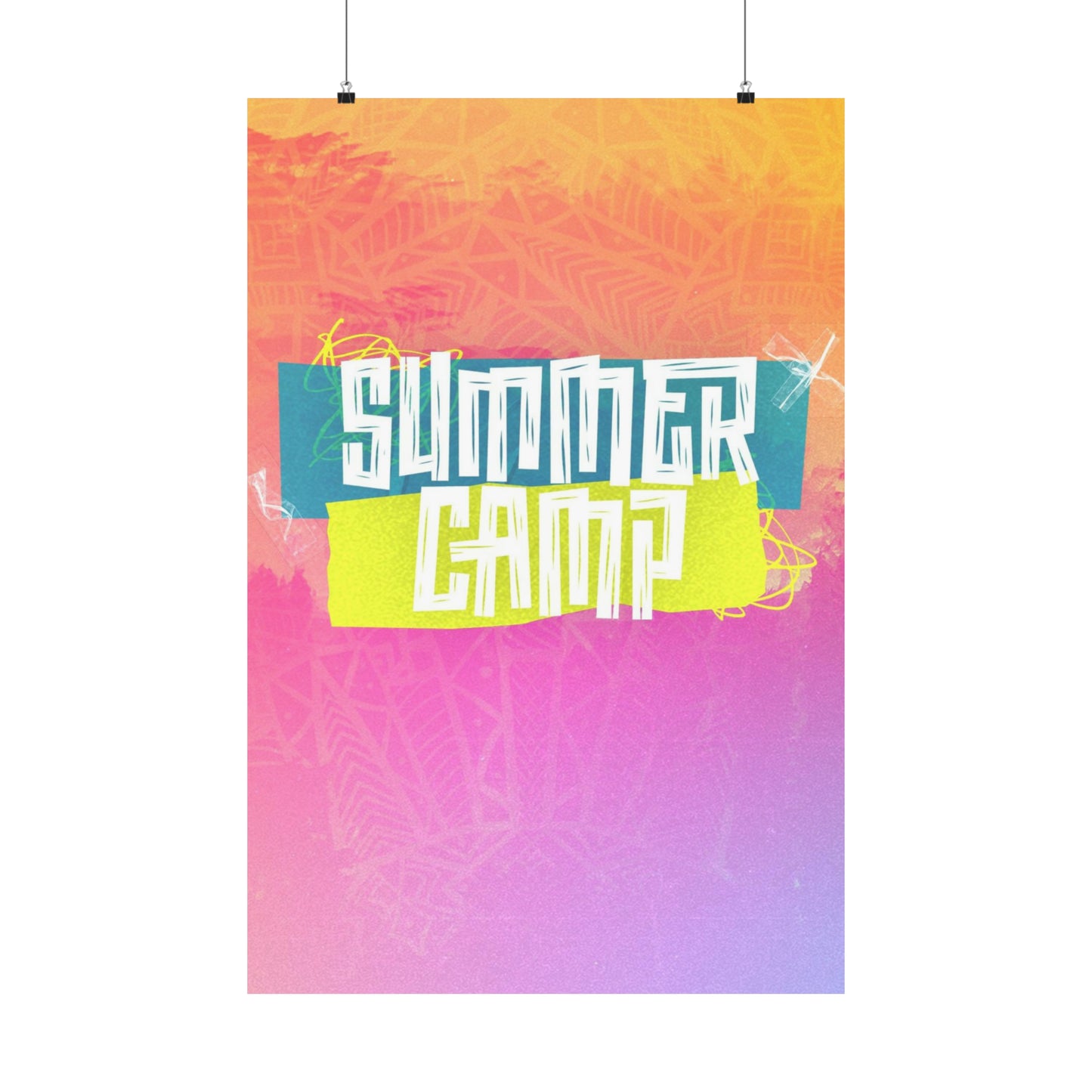 Poster I V7 I Summer Camp Event Graphic I Vertical