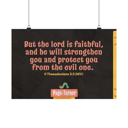 Poster | V5 | Page-Turner Preschool Memory Verse Graphic | Horizontal
