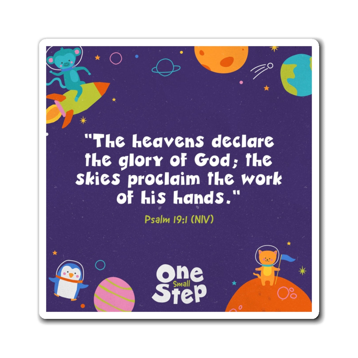 Memory Verse Magnet | V7 | One Small Step Preschool