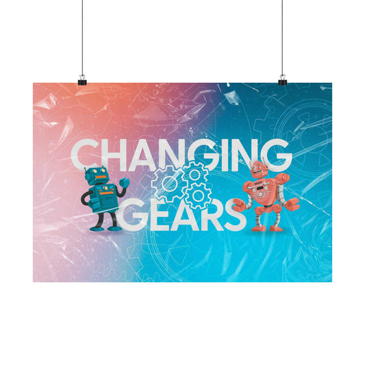 Poster I V6 I Changing Gears Series Graphic I Horizontal
