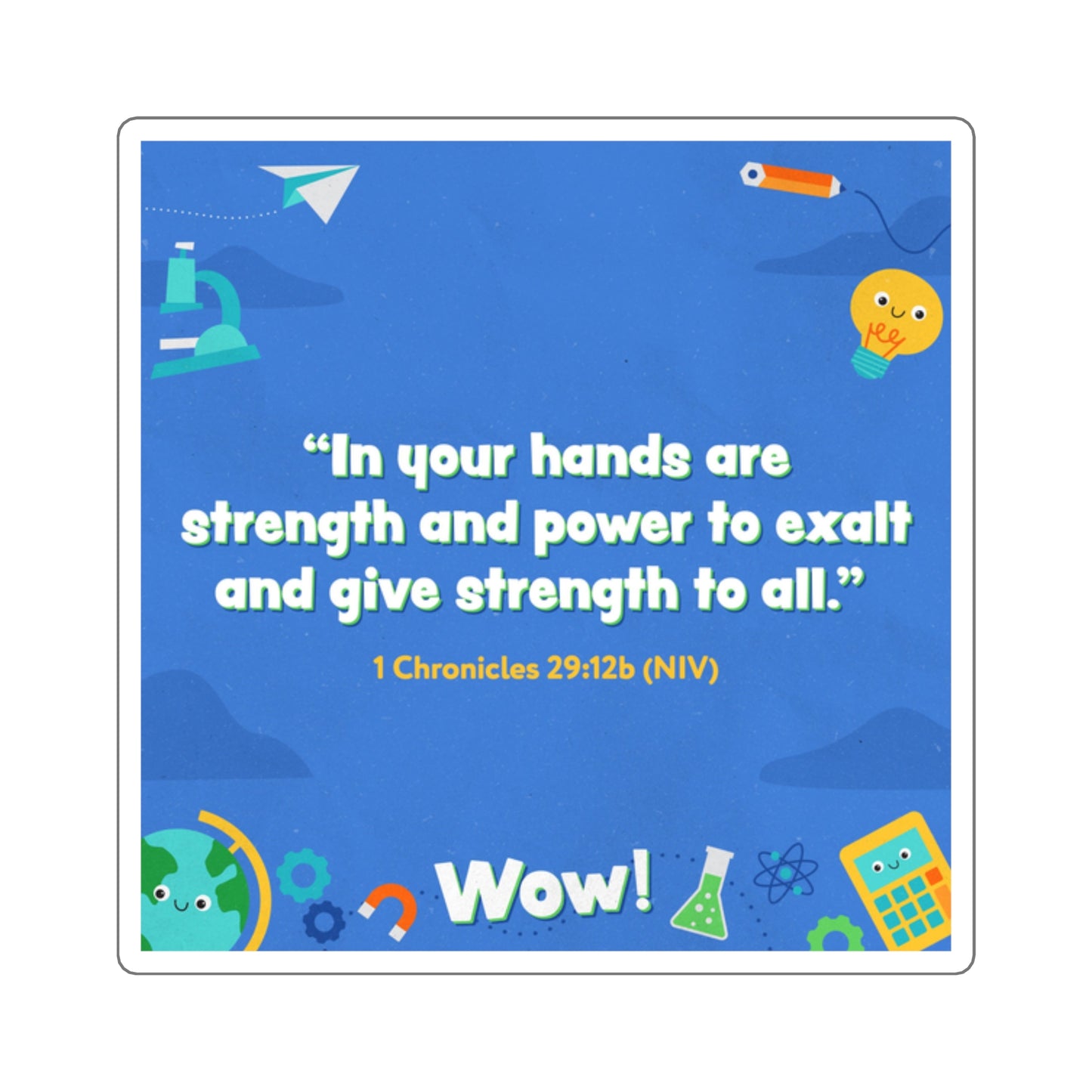 Memory Verse Sticker | V7 | Wow Preschool