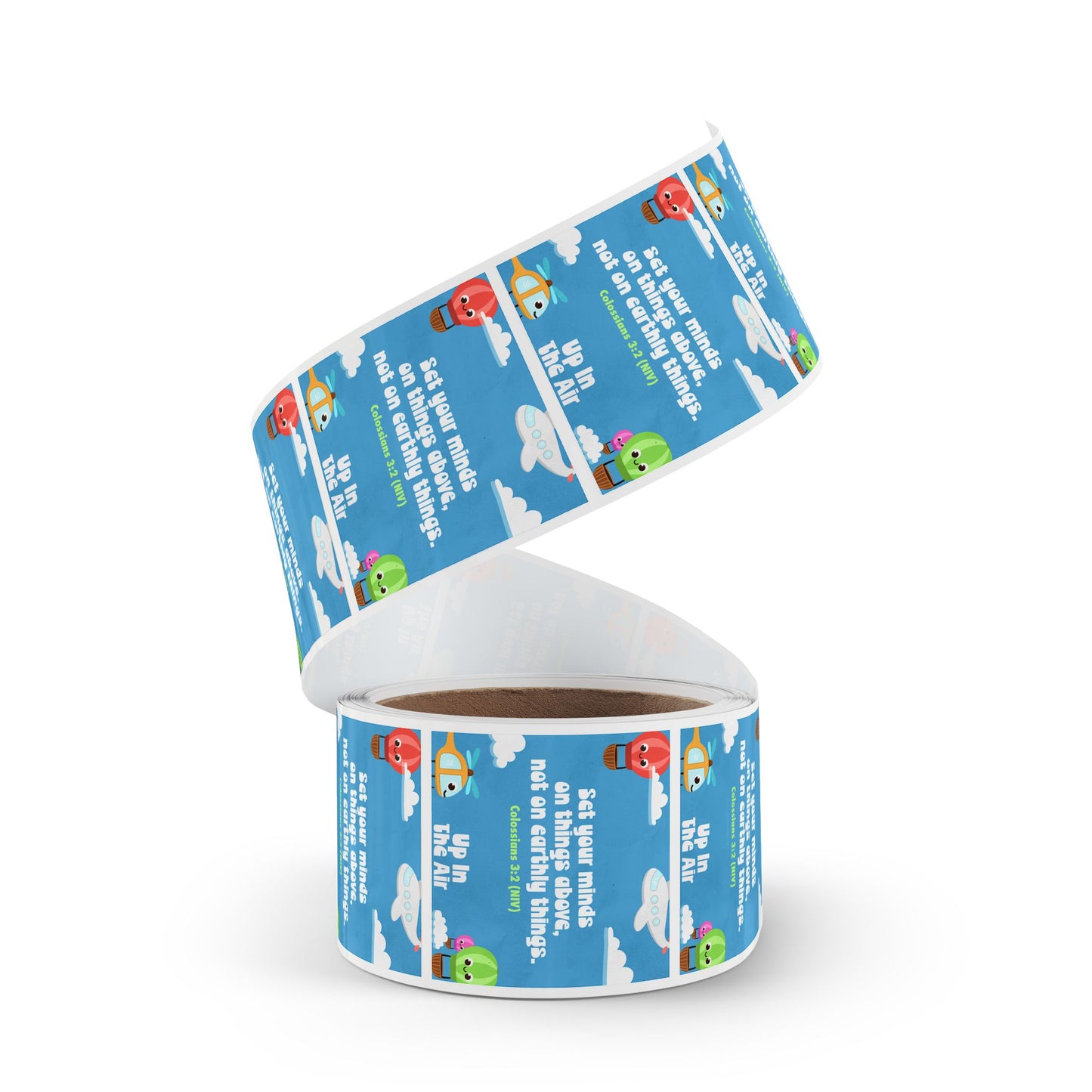 Memory Verse Sticker Roll | V5 | Up in The Air Preschool