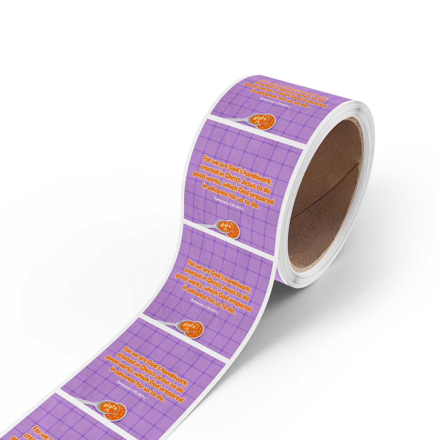 Memory Verse Sticker Roll | V5 | Plate It Preschool