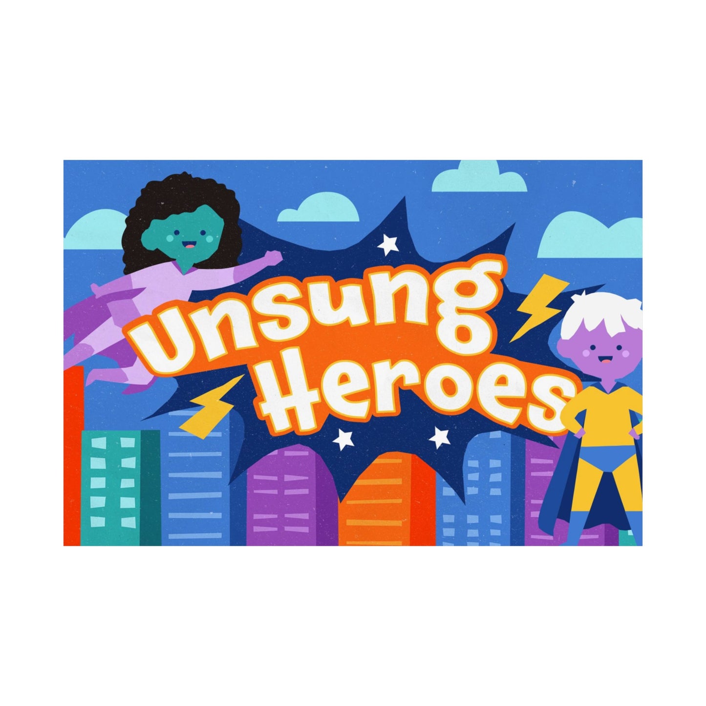 Poster | V8 | Unsung Heroes Preschool Series Graphic | Horizontal