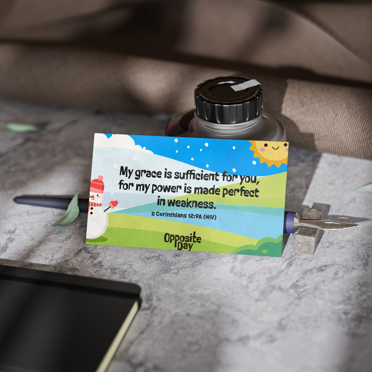 Memory Verse Cards | V5 | Opposite Day Preschool