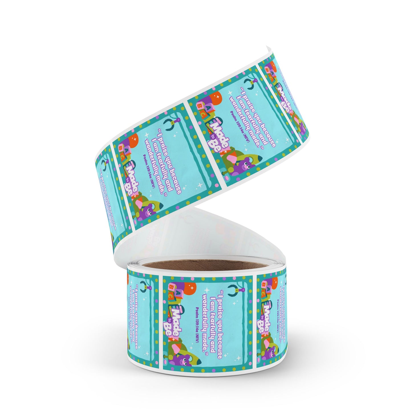 Memory Verse Sticker Roll | Made to Be Preschool