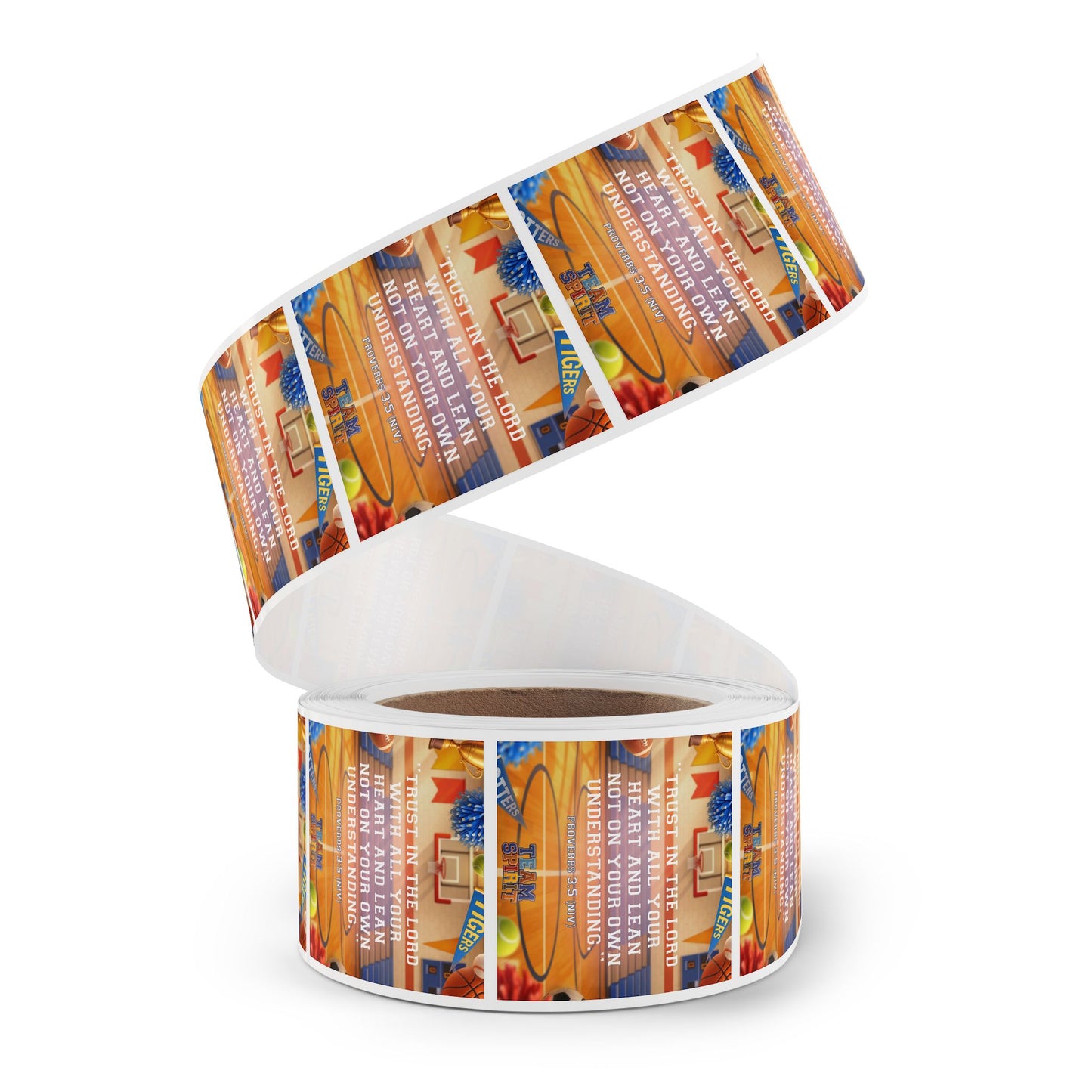 Memory Verse Sticker Roll | Team Spirit Elementary